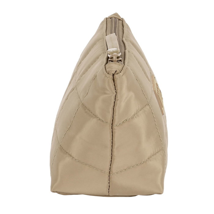 Safta Neceser Cuadrado Moos Capsula Acolchado Camel