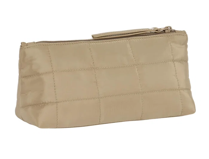 Safta Neceser Cuadrado Moos Capsula Acolchado Camel