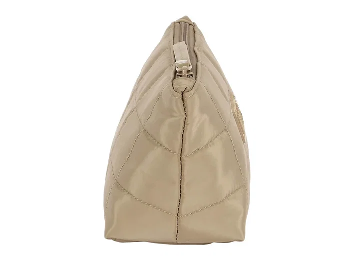 Safta Neceser Cuadrado Moos Capsula Acolchado Camel