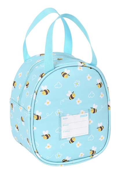 Portameriendas Térmico Safta Abeja Azul claro (19 x 22 x 14 cm)