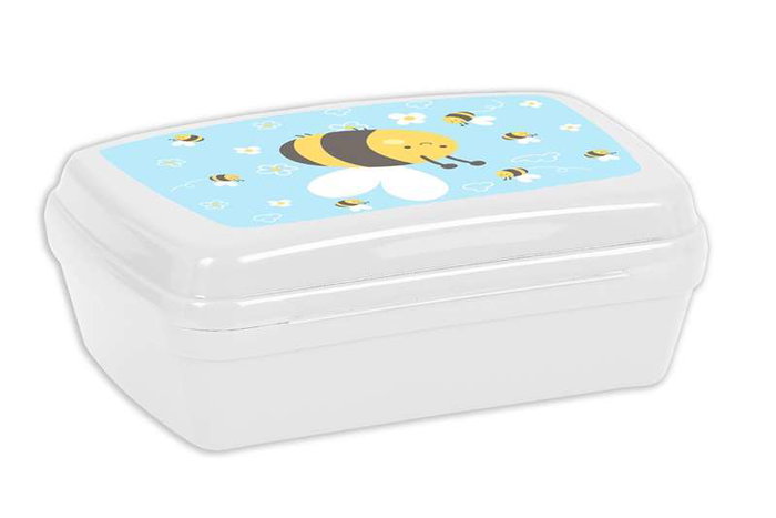 Fiambrera para Sandwich Safta Abeja Plástico Azul claro (17 x 6 x 14 cm)