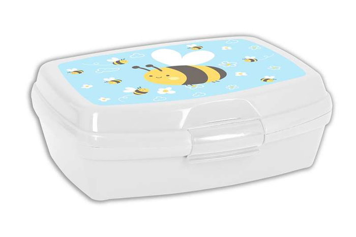 Fiambrera para Sandwich Safta Abeja Plástico Azul claro (17 x 6 x 14 cm)