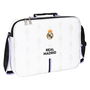 Cartera Escolar Real Madrid C.F. Negro Blanco (38 x 28 x 6 cm)