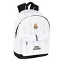 Mochila Escolar Real Madrid C.F. Negro Blanco (31 x 41 x 16 cm)