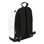 Mochila Escolar Real Madrid C.F. Negro Blanco (31 x 41 x 16 cm)