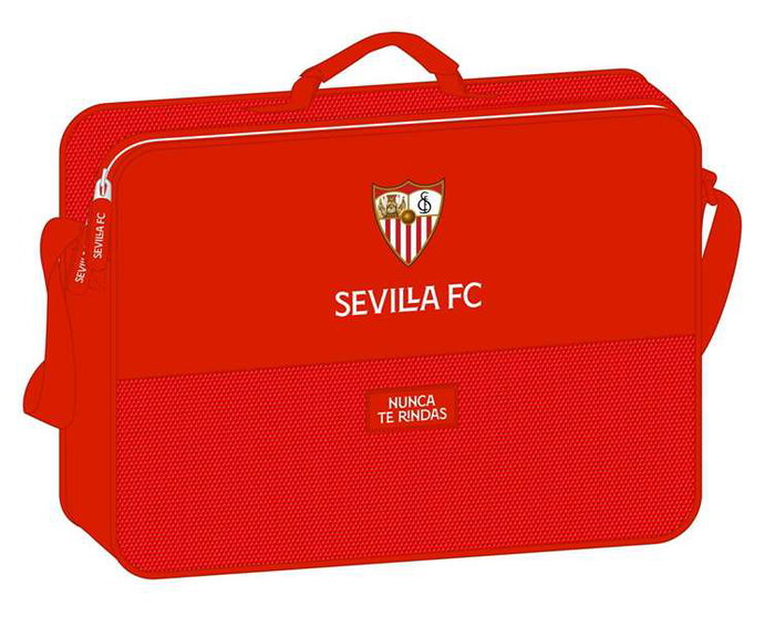 Cartera Escolar Sevilla Fútbol Club Rojo (38 x 28 x 6 cm)