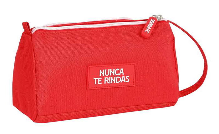 Estuche Escolar Sevilla Fútbol Club Rojo 20 x 11 x 8.5 cm