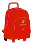 Safta Mochila Gde. C/Ruedas Sevilla Fc 33x45x22cm Roja