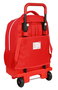 Safta Mochila Gde. C/Ruedas Sevilla Fc 33x45x22cm Roja