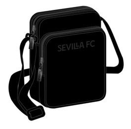 Safta Bandolera Pequeña Sevilla FC "Teen" Negra 16x22x6cm