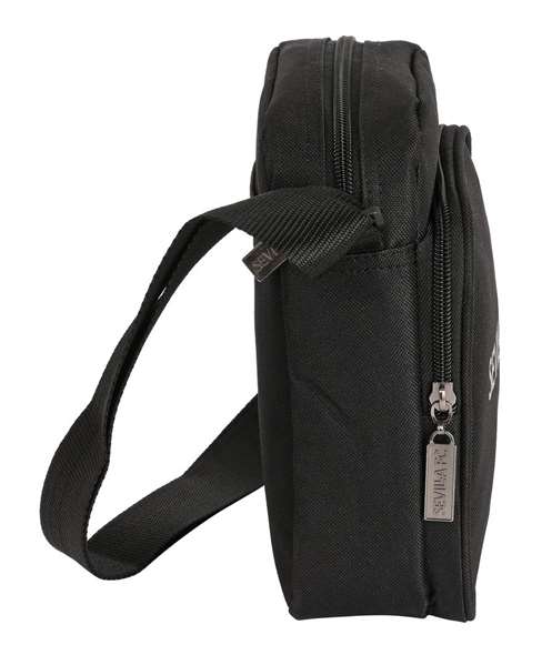 Safta Bandolera Pequeña Sevilla FC "Teen" Negra 16x22x6cm