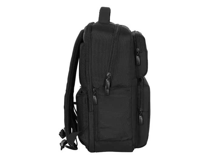 Safta Mochila Sevilla F.C. Premium con Portátil 15,6'' y USB - Negra