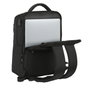 Safta Mochila Sevilla F.C. Premium con Portátil 15,6'' y USB - Negra
