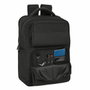 Safta Mochila Sevilla F.C. Premium con Portátil 15,6'' y USB - Negra