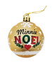 Bolas navidad 6cm pack 10 oro minnie mouse "lucky"