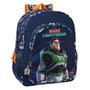 Safta Mochila Junior Adapt.Carro Lightyear Azul Marina