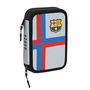Plumier Doble F.C. Barcelona Gris (13.5 x 20.5 x 4.5 cm) (34 Piezas)