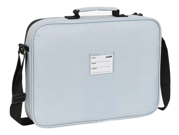 Cartera Escolar F.C. Barcelona Gris (38 x 28 x 6 cm)