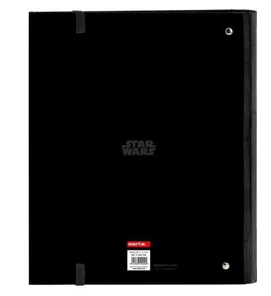 Carpeta de anillas The Mandalorian Negro (27 x 32 x 3.5 cm)