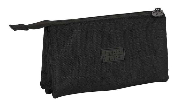 Portatodo Triple The Mandalorian Negro (22 x 12 x 3 cm)