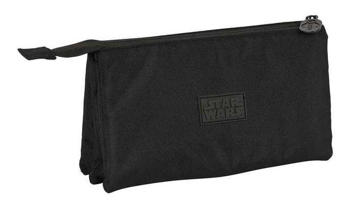 Portatodo Triple The Mandalorian Negro (22 x 12 x 3 cm)
