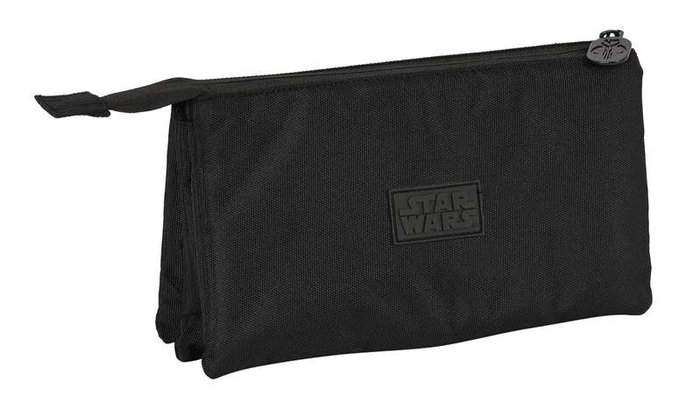 Portatodo Triple The Mandalorian Negro (22 x 12 x 3 cm)