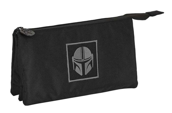 Portatodo Triple The Mandalorian Negro (22 x 12 x 3 cm)