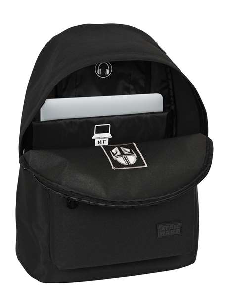 Mochila para Portátil The Mandalorian 14,1'' Negro