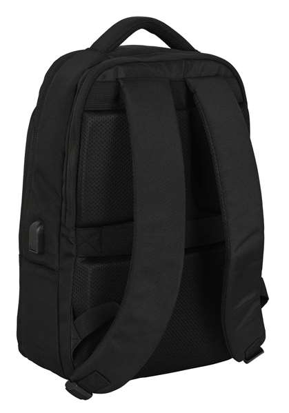 Mochila para Portátil y Tablet con Salida USB The Mandalorian Negro