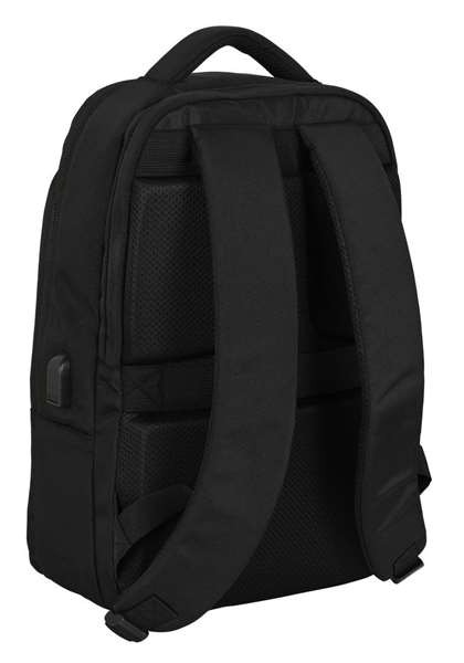 Mochila para Portátil y Tablet con Salida USB The Mandalorian Negro