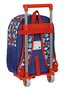 Safta Mochila 705 Blues Clues 185 con Carro, Color Azul Marino