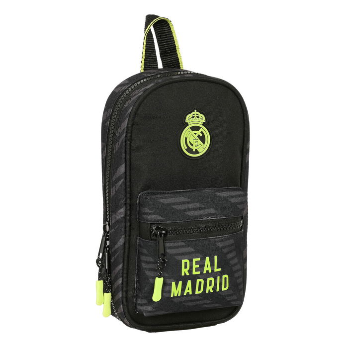 Plumier Mochila Real Madrid C.F. Negro (12 x 23 x 5 cm) (33 Piezas) Plumier Mochila Real Madrid C.F. Negro (12 x 23 x 5 cm) (33 Piezas)