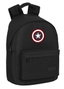 Safta Mochila Portátil Capitán América Teen Negra 14,1 pulg. Dimensions 410x310x160mm