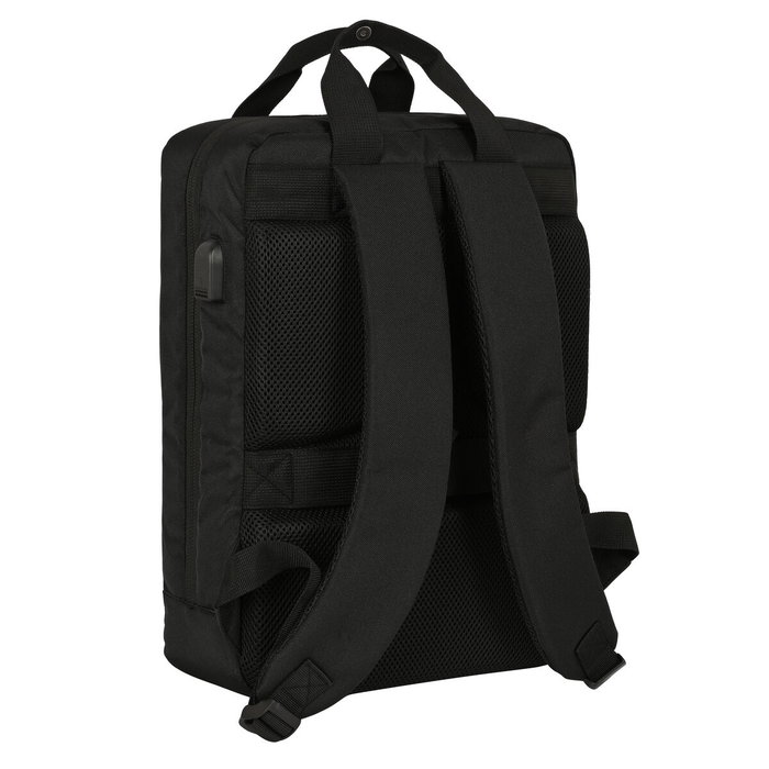 Mochila para Portátil Mickey Mouse Clubhouse Negro 29 x 39 x 11 cm