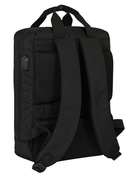 Mochila para Portátil Mickey Mouse Clubhouse Negro 29 x 39 x 11 cm