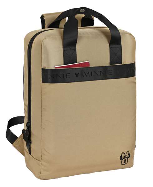 Mochila para Portátil Minnie Mouse Beige 13,3'' Mochila para Portátil Minnie Mouse Beige 13,3''