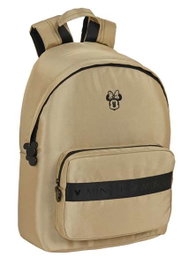 Safta Mochila Portátil Minnie Mouse Premium 14,1" Beige en Nylon Gucci 900D