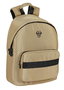 Safta Mochila Portátil Minnie Mouse Premium 14,1" Beige en Nylon Gucci 900D