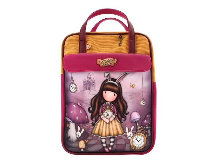 Safta Mochila Grande Gorjuss Just One Second Salmón