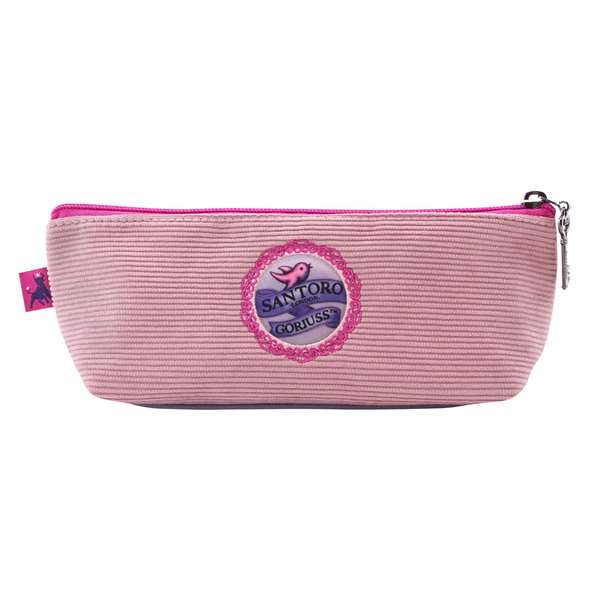 Estuche Escolar Gorjuss Cheshire cat Rosa Morado (22.3 x 8.8 x 5.7 cm)