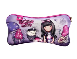 Safta Portatodo Plano Neopreno Gorjuss™ Cheshire Cat