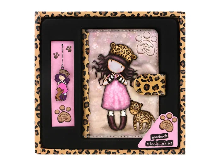 Safta Set Cuaderno con Marcapáginas Gorjuss™ Purrrrrfect Love Leopardo Safta Set Cuaderno con Marcapáginas Gorjuss™ Purrrrrfect Love Leopardo