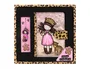 Safta Set Cuaderno con Marcapáginas Gorjuss™ Purrrrrfect Love Leopardo