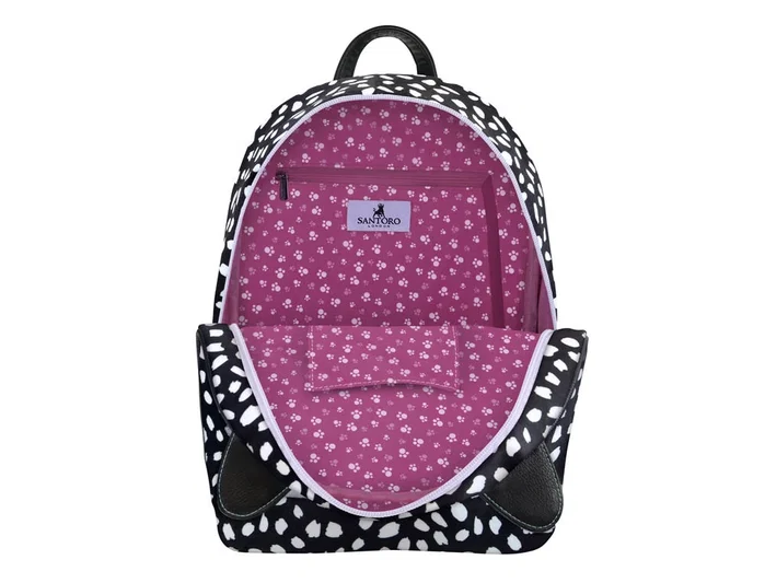Safta Mini Mochila Gorjuss™ Smitten Kitten en Negro y Blanco Safta Mini Mochila Gorjuss™ Smitten Kitten en Negro y Blanco