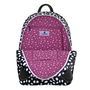 Mochila Casual Gorjuss Smitten kitten Negro Blanco (25,5 x 31 x 10 cm)
