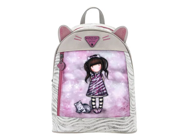 Safta Mini Mochila Gorjuss™ Ruby Wild Gris Safta Mini Mochila Gorjuss™ Ruby Wild Gris