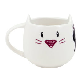 Safta Set De Taza Y Posavasos Gorjuss™ Ruby Wild Gris