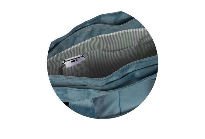 Bolso Cambiador de Pañales Safta Leaves Turquesa (46 x 26 x 15 cm)