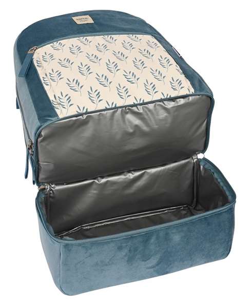 Mochila Accesorios Bebé Safta Leaves Turquesa (30 x 43 x 15 cm)