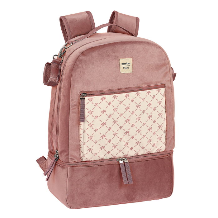 Safta Mochila de Accesorios para Bebé Marsala Rosa Caldera Safta Mochila de Accesorios para Bebé Marsala Rosa Caldera